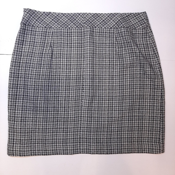 🍁TRES YOU Tweed Pencil Skirt Above Knee Length - Picture 6 of 11